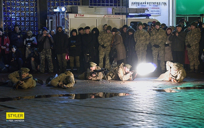 Століття бою під Крутами: у Києві відбулася реконструкція легендарної битви (фоторепортаж)