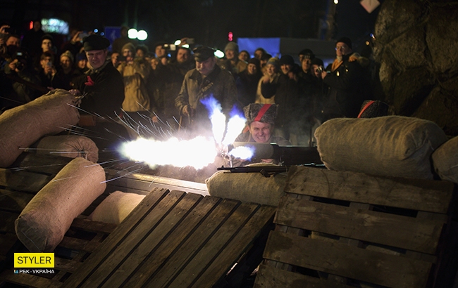 Століття бою під Крутами: у Києві відбулася реконструкція легендарної битви (фоторепортаж)