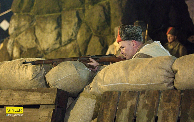 Століття бою під Крутами: у Києві відбулася реконструкція легендарної битви (фоторепортаж)