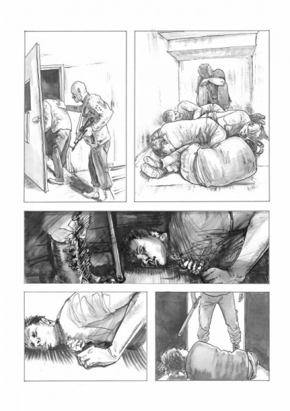 Художник з Донецька показав, що з ним робили терористи "ДНР" у полоні в картинках (фото)