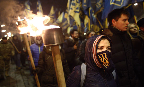 "Марш нации" в Киеве: активисты потребовали отказаться от выборов на Донбассе