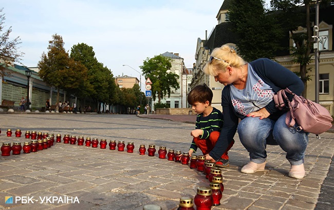 У Києві пройшла акція пам'яті жертв катастрофи літака ІЛ-76 (фоторепортаж)