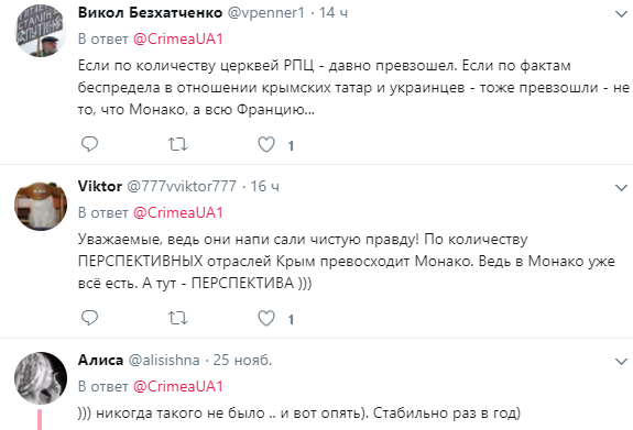 &quot;Даже пропагандисты в шоке&quot;: оккупанты заявили, что &quot;скоро Крым превзойдет Монако&quot;