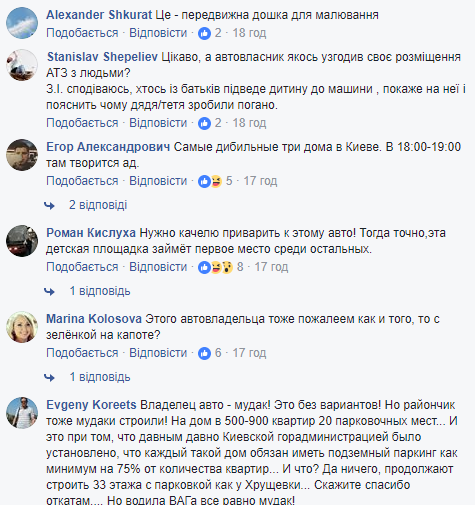 В Киеве оригинально проучили "героя парковки" (фото)