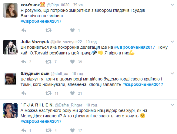 Соцсети бурно обсуждают итоги финала Нацотбора на Евровидение 2017