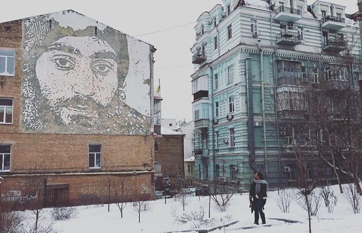 Звезда "Хоббита" приехал в Киев и прогулялся по достопримечательностям города