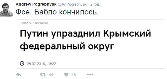 "Крым снова лососнул тунца": соцсети о потере полуостровом особого статуса
