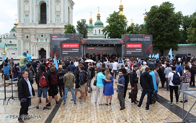 У Києві пройшов Вечір-реквієм пам'яті жертв депортації кримських татар (фоторепортаж)