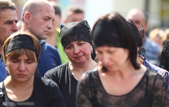 В Киеве простились с погибшим бойцом ООС (фоторепортаж)