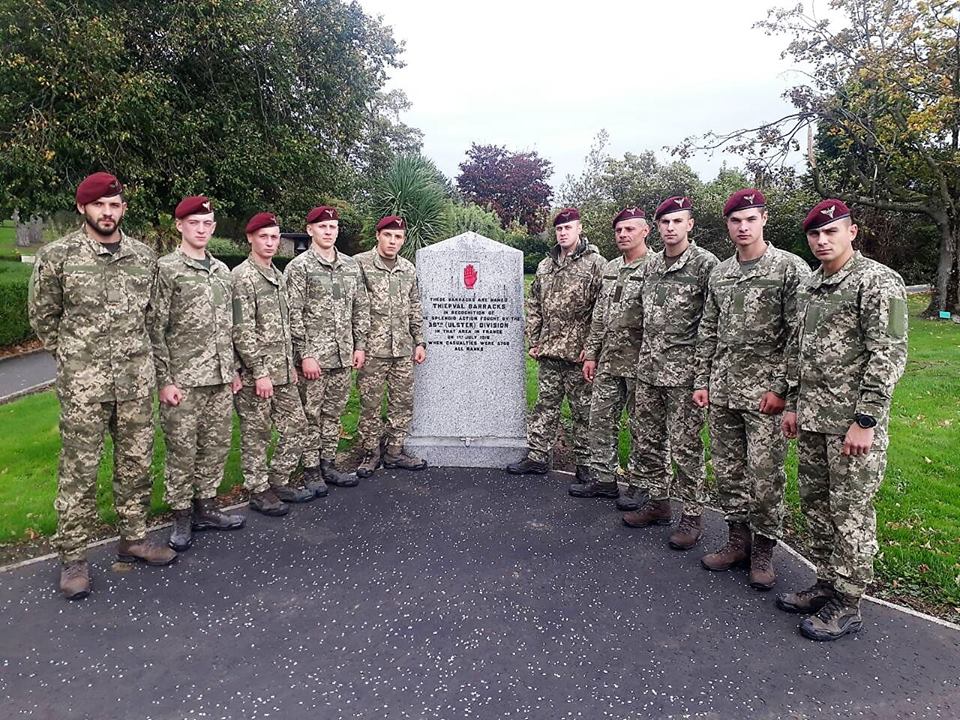 Украинские десантники заняли второе место на соревнованиях в Великобритании