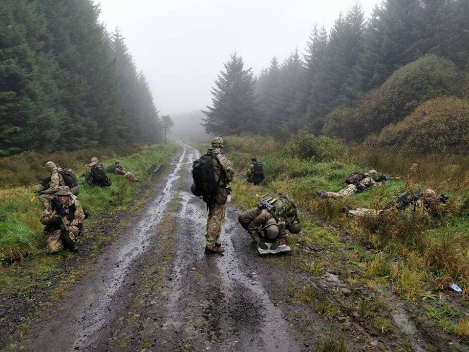 Украинские десантники заняли второе место на соревнованиях в Великобритании