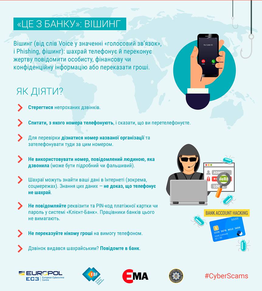 Не стань жертвою: киберполиция розповіла про найпоширеніші види шахрайства