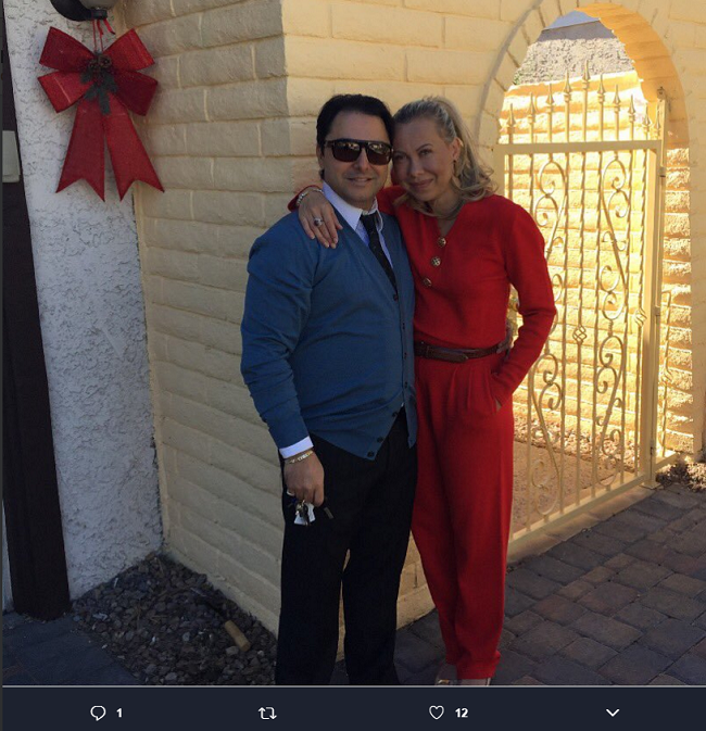 Оксана Баюл-Фарина з чоловіком Карло Фарина