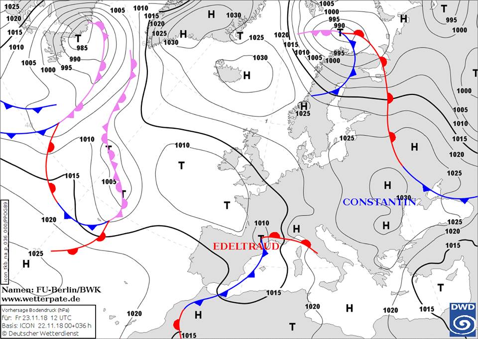 Антициклон Constantin: синоптик рассказала, когда в Украине ожидать снегопад