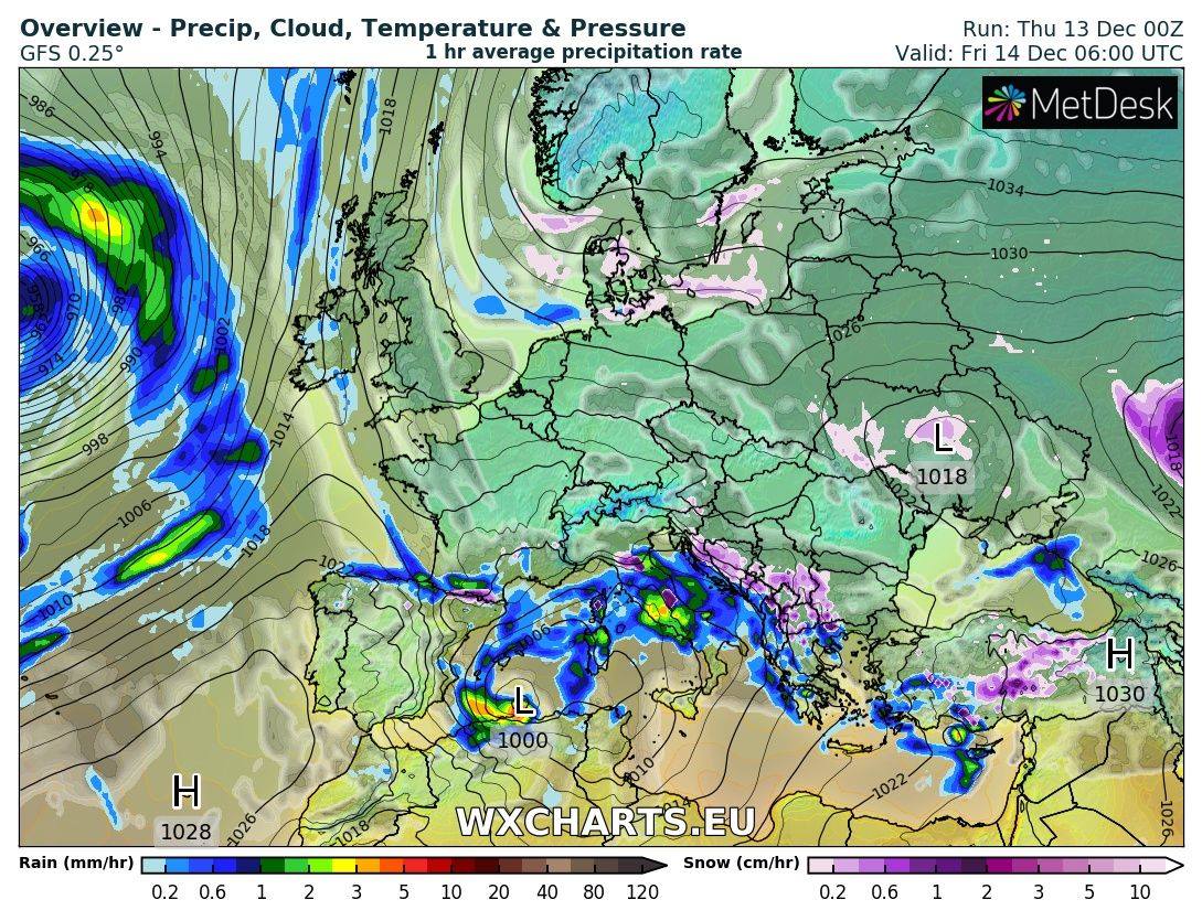Снегопады и штормовой ветер: синоптик рассказал о погоде до конца недели