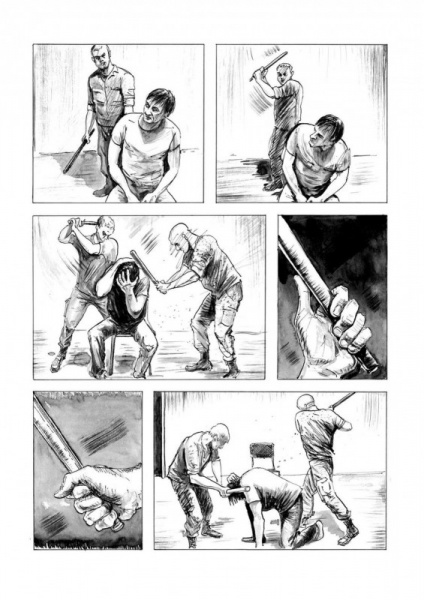 Художник з Донецька показав, що з ним робили терористи "ДНР" у полоні в картинках (фото)