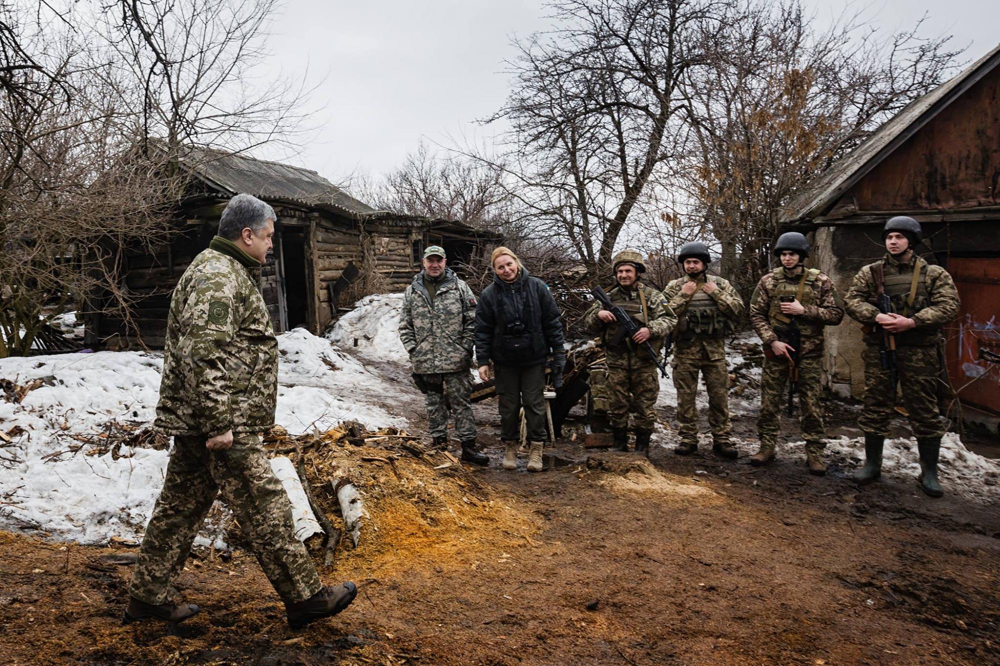 Прошлый год Порошенко в фотографиях