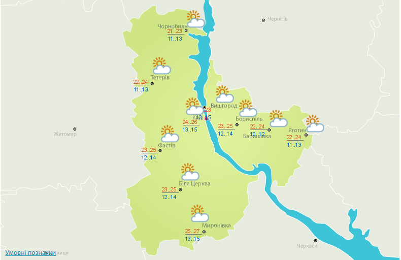 Спека з грозами: синоптики уточнили прогноз на п'ятницю