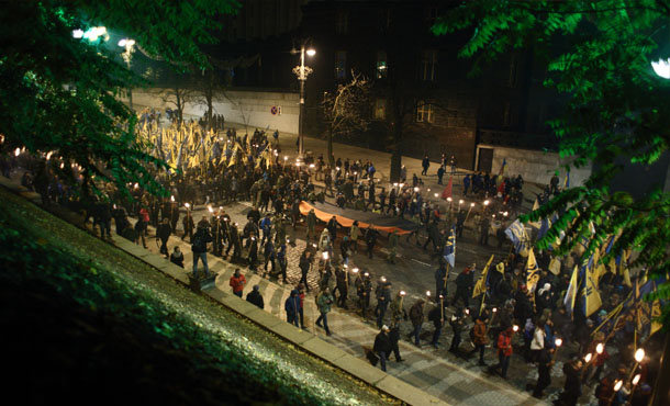 "Марш нации" в Киеве: активисты потребовали отказаться от выборов на Донбассе