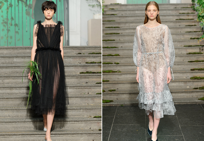 Прозорі блузки, кльош і вічна смужка: модні тренди сезону весна/літо-2017 від українських дизайнерів. Частина перша