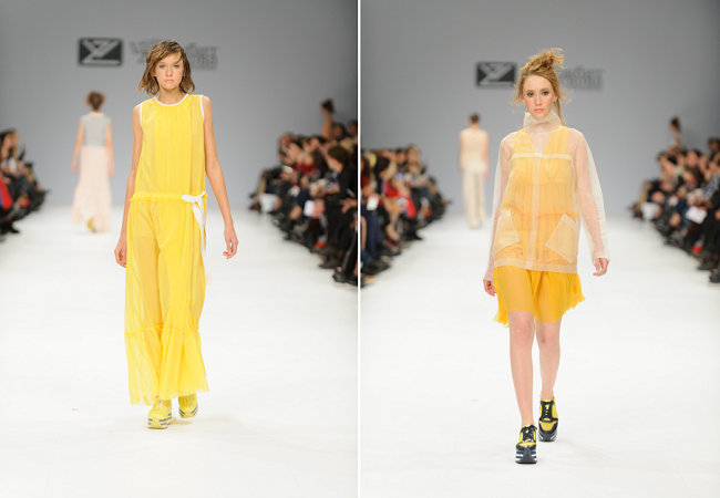 Прозорі блузки, кльош і вічна смужка: модні тренди сезону весна/літо-2017 від українських дизайнерів. Частина перша