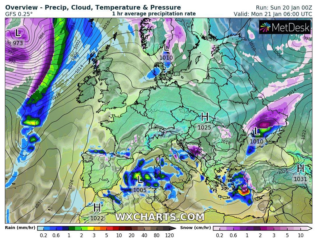 Мощный циклон затронет всех: синоптик дала прогноз погоды на 21 января