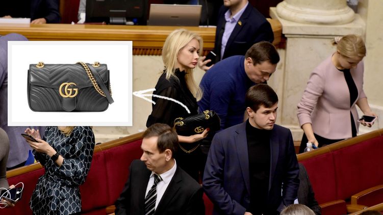 Нардеп потратила всю зарплату на сумочку Gucci