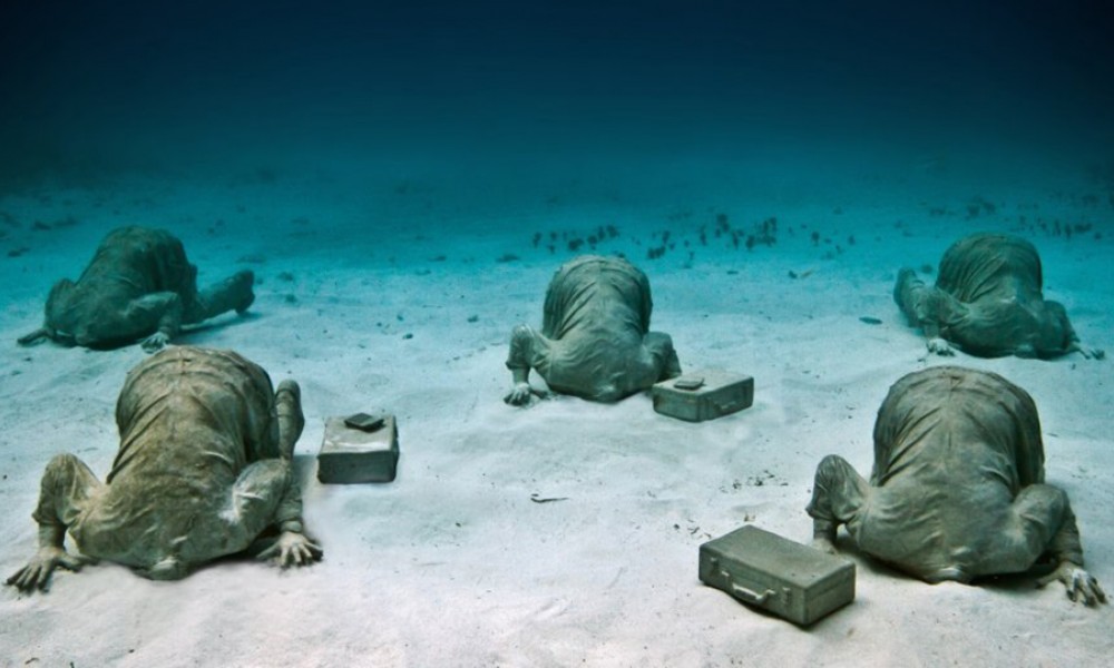 В Іспанії біля острова Лансароте відкрито перший повністю підводний музей в Європі