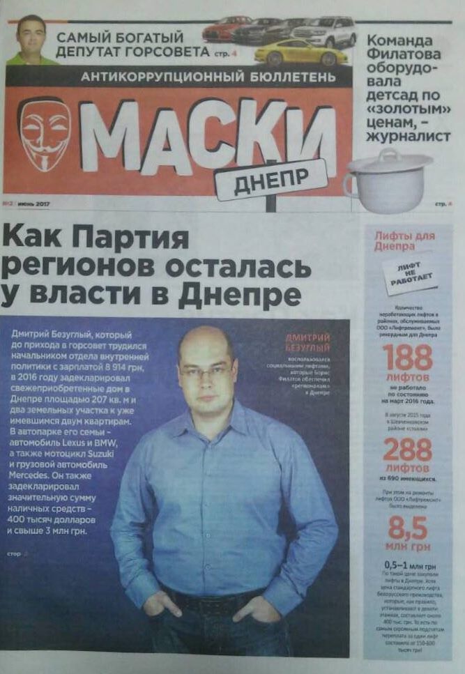 "Муниципальная полиция" мэра Днепра Филатова напала на курьеров оппозиционной газеты