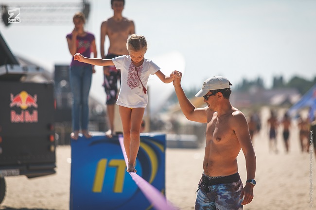 Слэклайн на фестивале Z-Games