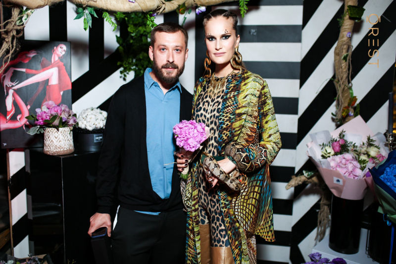 Знаменитая украинская модель Алла Костромичева устроила "джунгли" в центре Киева (фото)