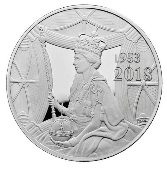 В честь Елизаветы II выпустили гигантсткую монету