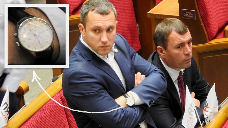 Соратник Ляшко щегольнул в Раде часами за 171 тыс. грн