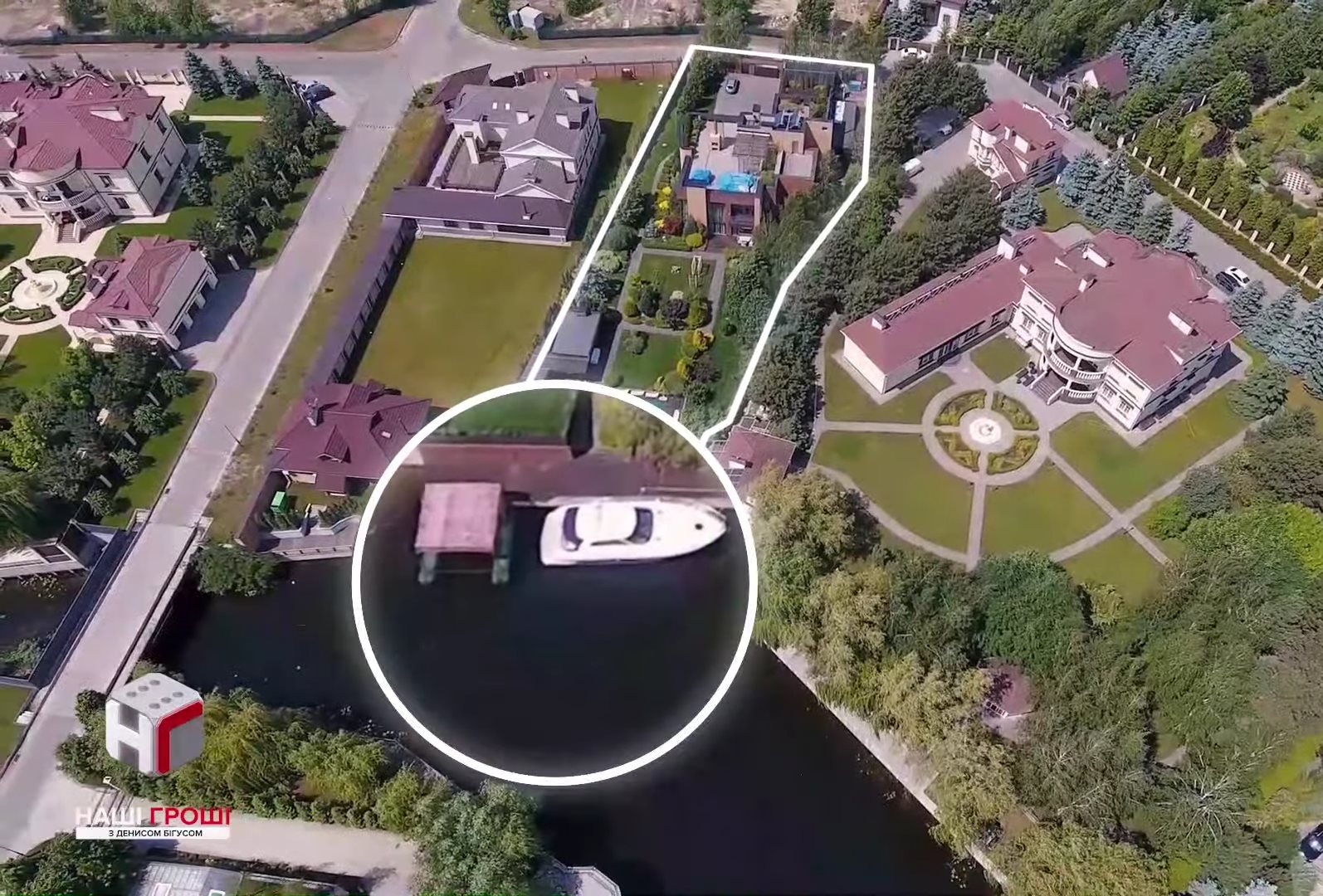 У мережі показали елітний маєток Андрія Богдана з пришвартованою яхтою