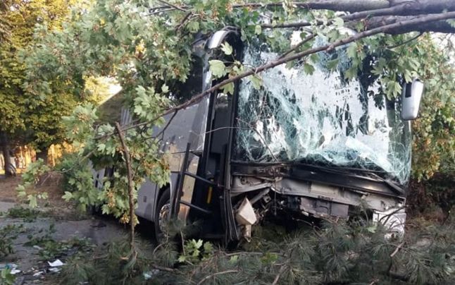 Перевернутий автобус: перші фото страшної аварії з українцями в Румунії