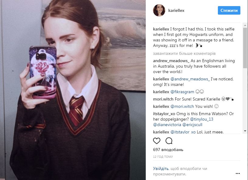 В США нашли двойника актрисы Эммы Уотсон