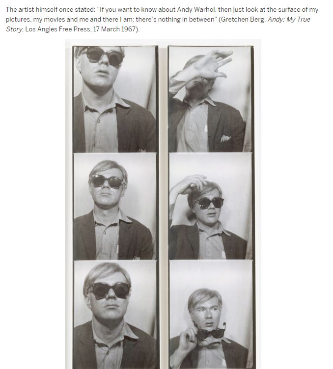 Автопортрет Энди Уорхола ушел с молотка почти за $8 млн