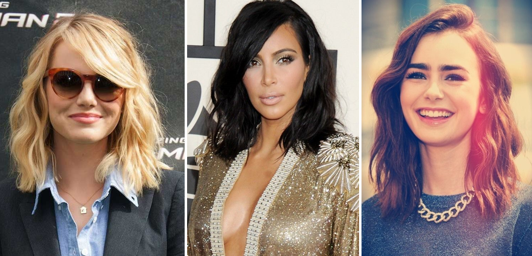 Прическа в стиле long bob