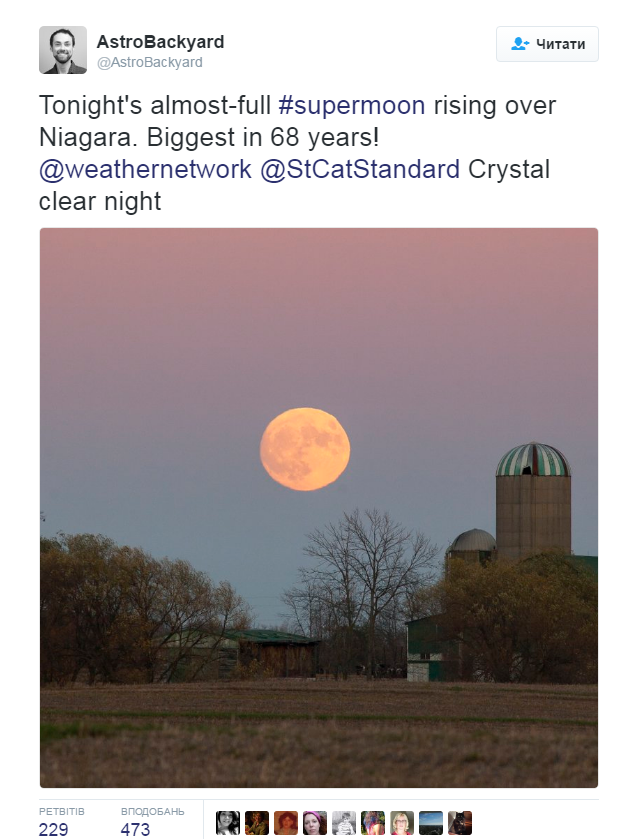 Супермісяць: з'явилися яскраві фото унікального явища