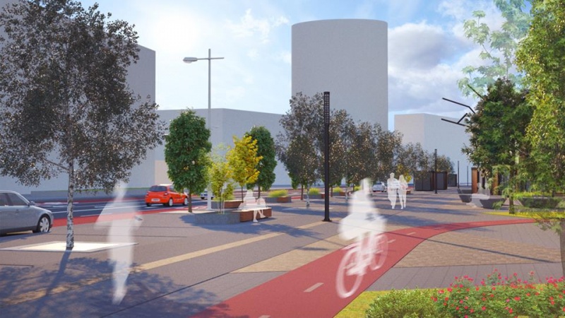 Архитекторы показали, как будет выглядеть первая smart-улица в Киеве