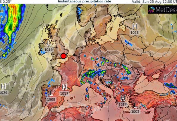 Прогноз погоды на 25 августа: синоптик сообщила, где будет жара