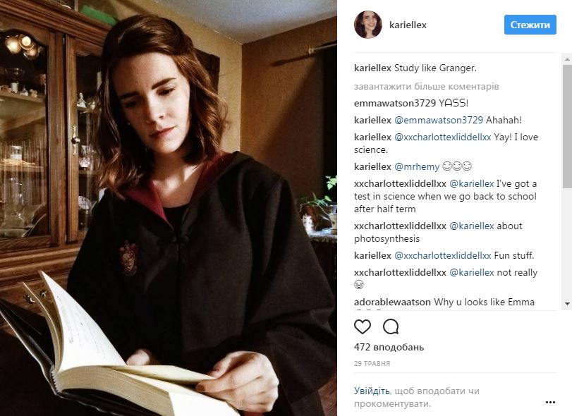 В США нашли двойника актрисы Эммы Уотсон