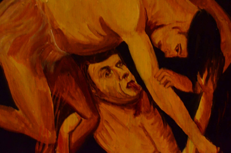 В храмі Івано-Франківської області знайшли ікону з "голим Ющенком в пеклі"