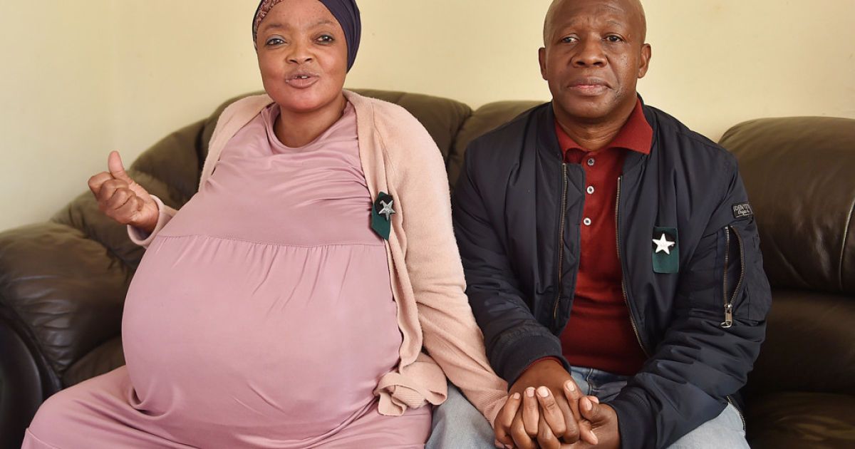 Чоловік жінки з ПАР, яка відразу народила 10 дітей, не вірить в їх існування (фото)