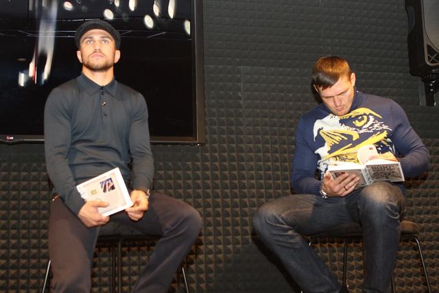 Усик и Ломаченко сходили на показ документального фильма о себе