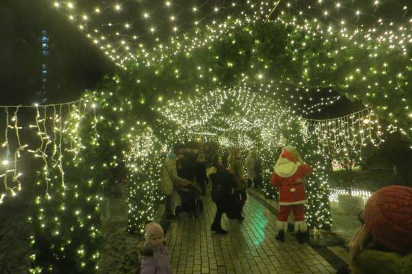 Киевская резиденция Санта Клауса в Мариинском парке официально открыта