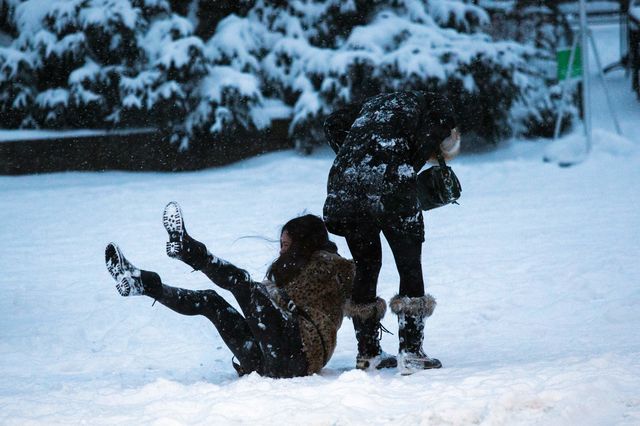 Опубликованы потрясающие фото непогоды в Европе