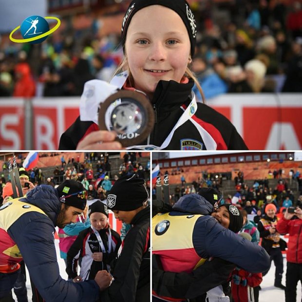 Олимпийский чемпион отдал завоеванную медаль юному болельщику