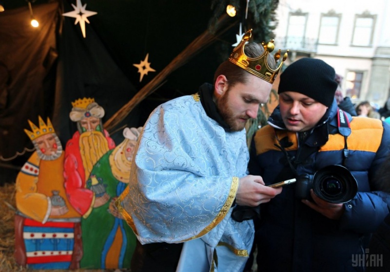 Во Львове "ожил" рождественский вертеп