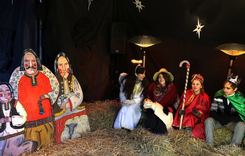 Во Львове "ожил" рождественский вертеп